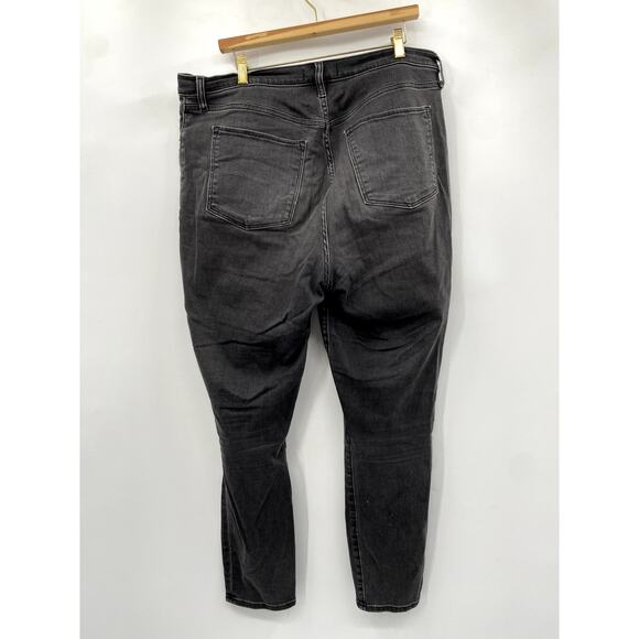 Abercrombie & Fitch Dark Grey Super Skinny Ankle High Rise Curve Love - Picture 4 of 4